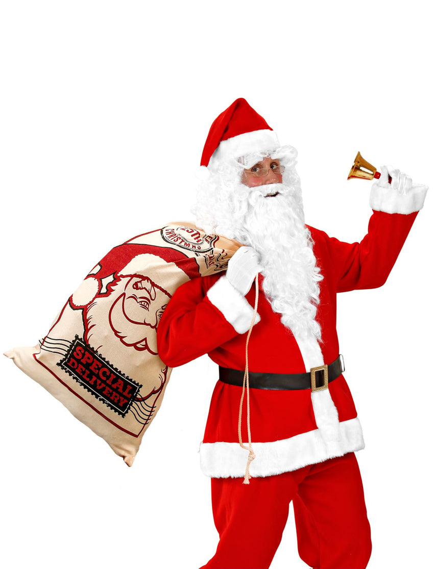 Hotte de Noël en jute 50 x 80 cm