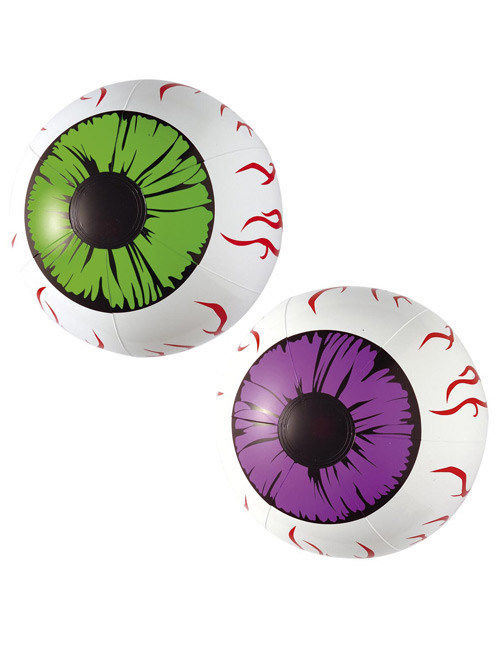 Yeux gonflables Halloween blanc 25cm