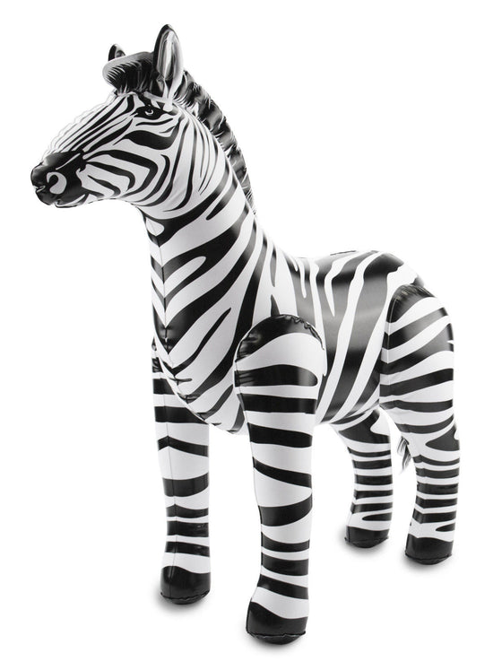 Zèbre gonflable 60 x 55 cm décoration safari