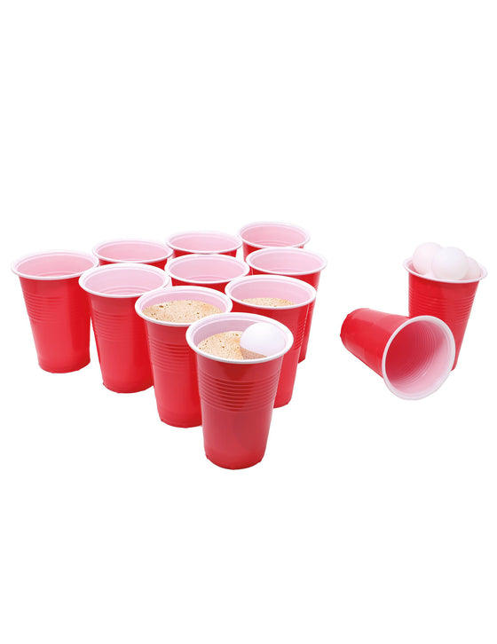 Jeu de beer pong avec gobelets et balles