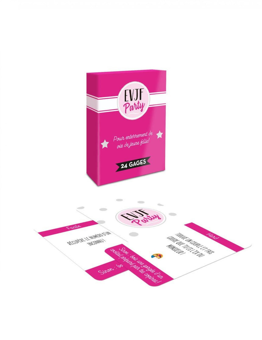 Jeu de carte 24 gages EVJF