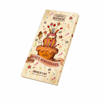 Joyeux Anniversaire - Tablette Chocolat au Lait - 90g