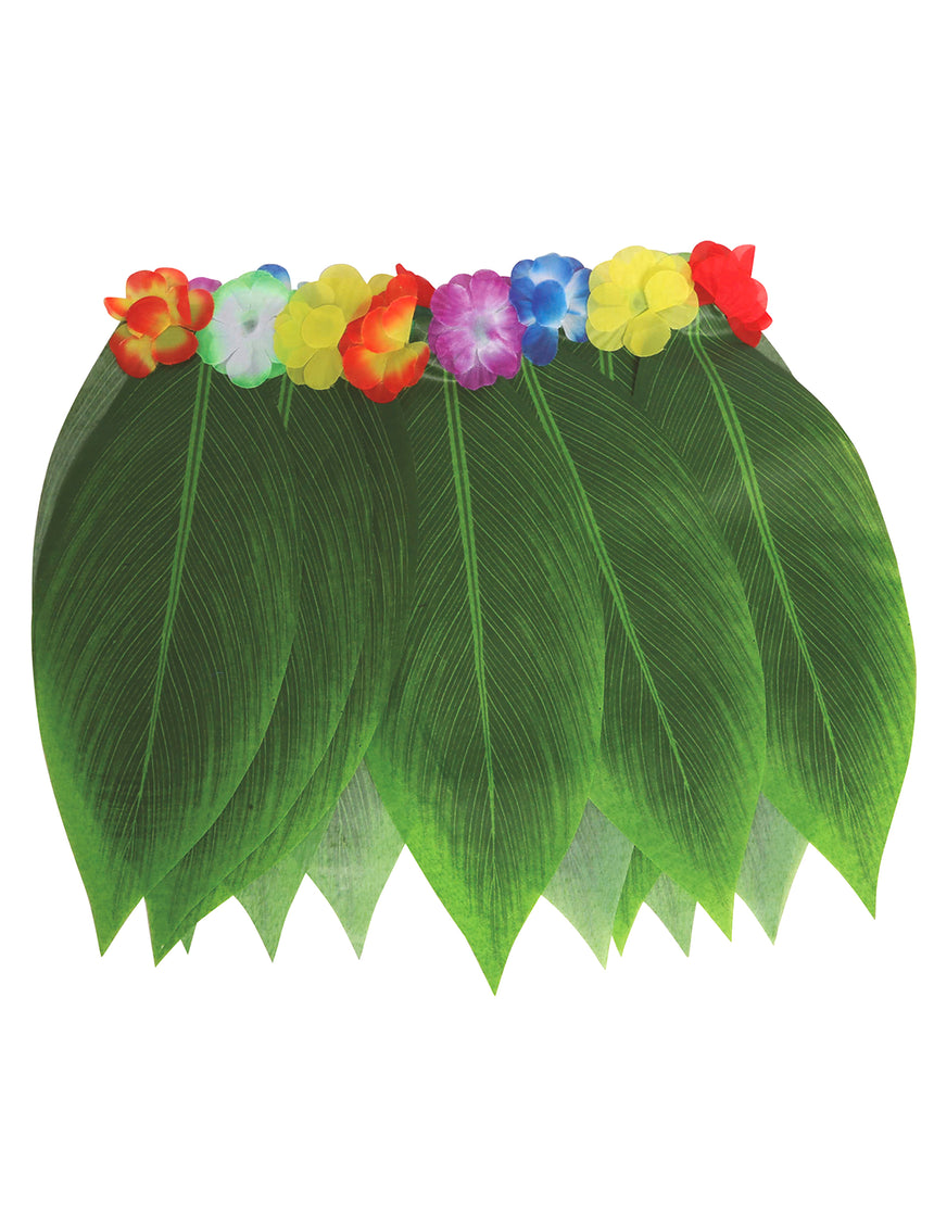 Jupe hawaïenne feuilles de bananier adulte