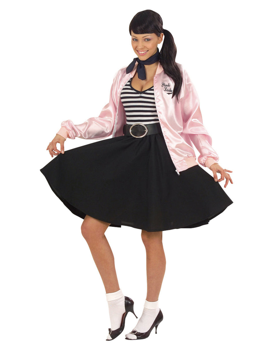 Jupe rock'n'roll noire femme