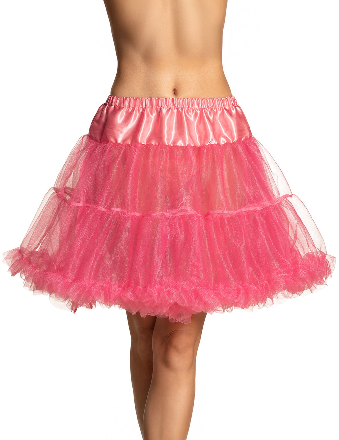 Jupon mi-long rose femme