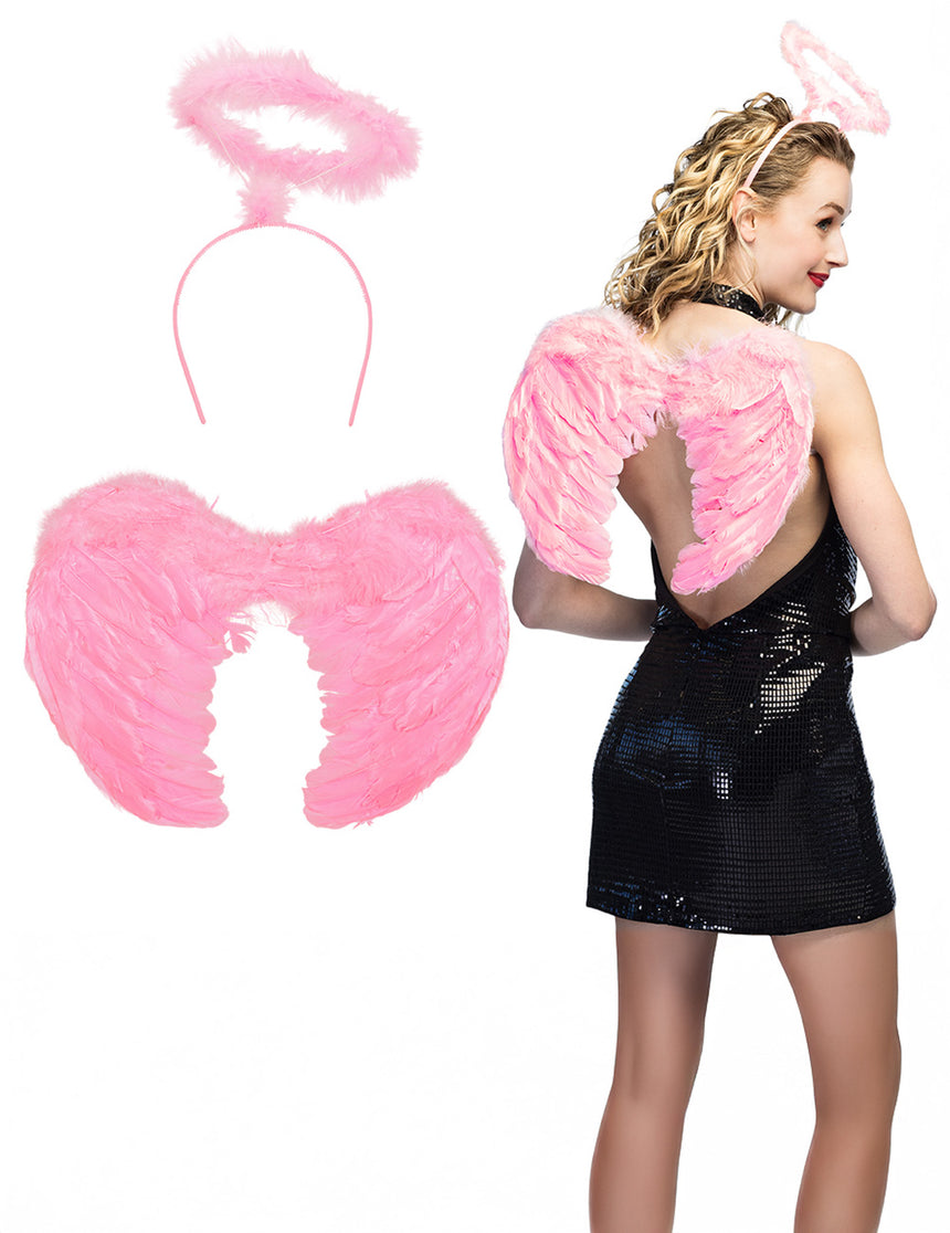 Kit accessoires d'ange rose clair