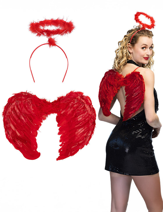 Kit accessoires d'ange rouge