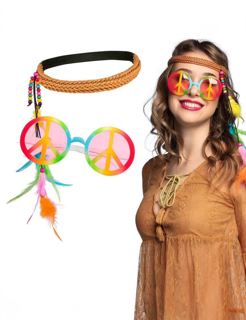 Kit accessoires hippie bohème adulte