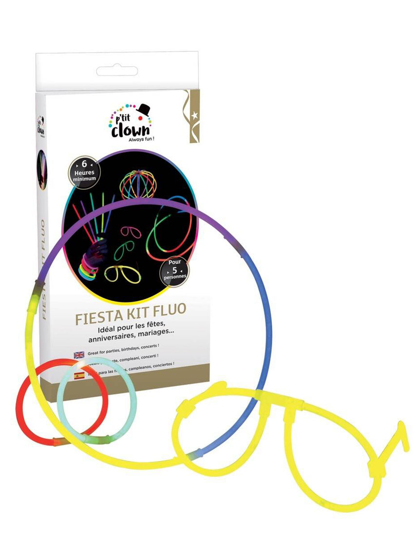 Kit accessoires phosphorescent 5 personnes