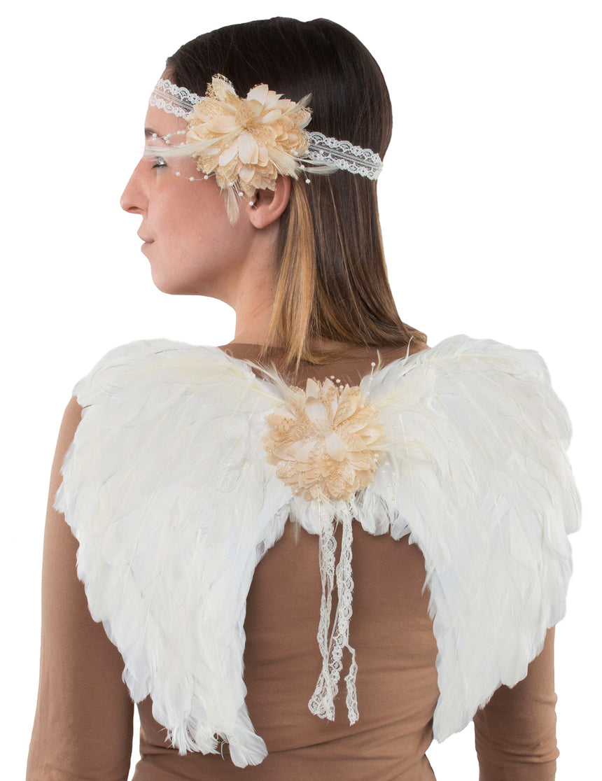 Kit ailes d'ange et bandeau adulte