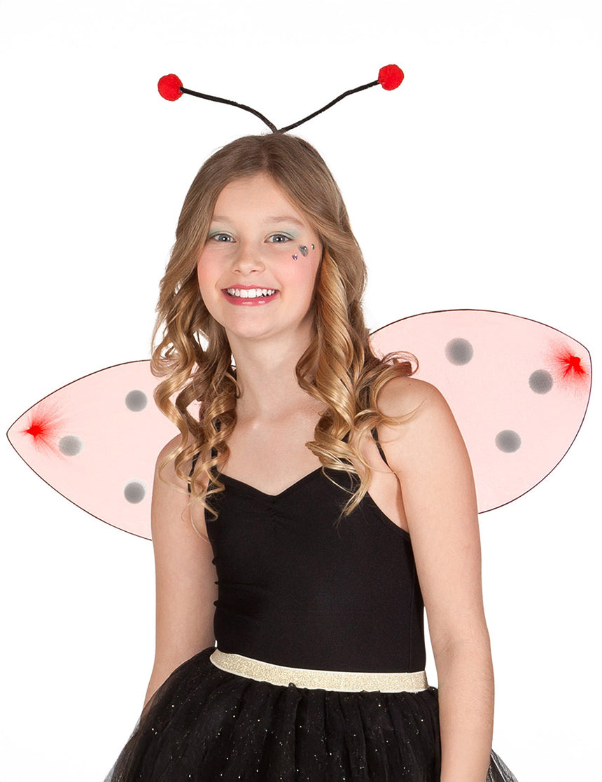 Kit ailes et serre-tête coccinelle enfant