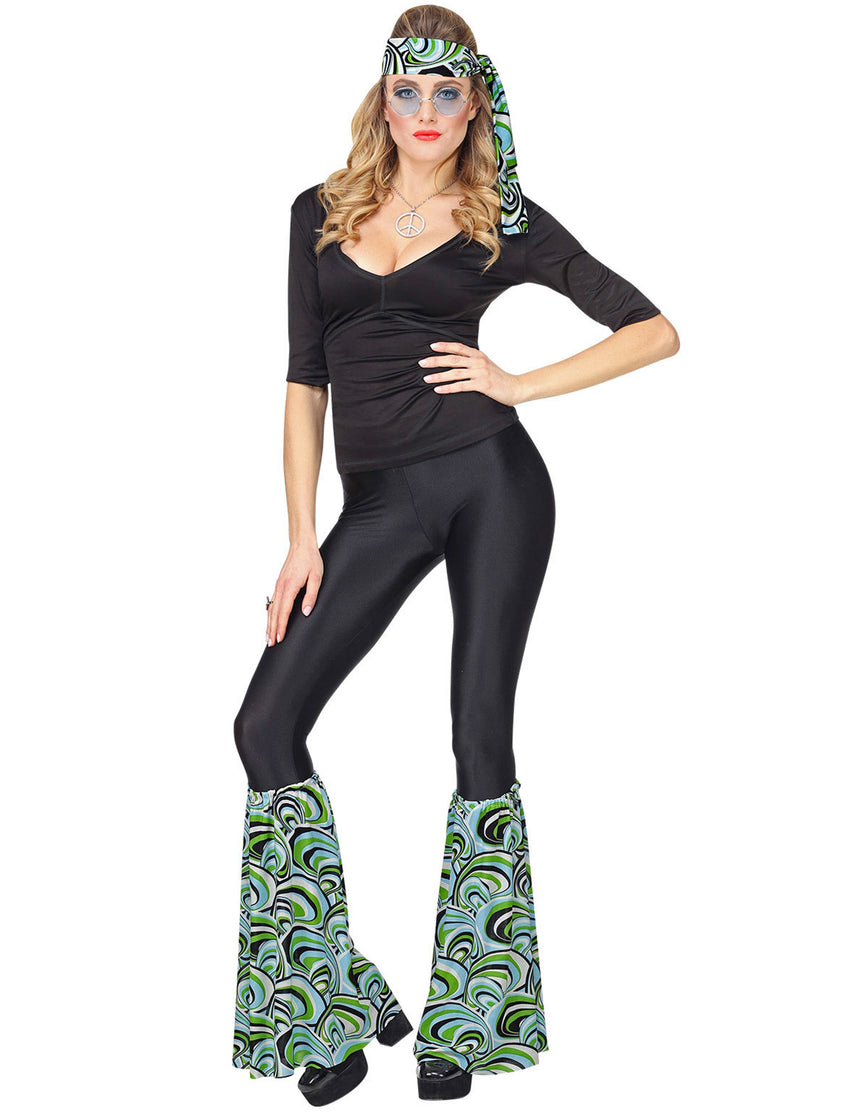 Kit bandeau et jambières années 70 waves