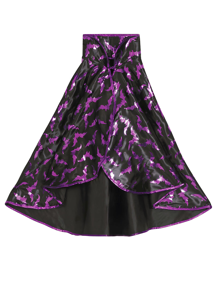 Kit cape et chapeau de sorcière chauve-souris enfant