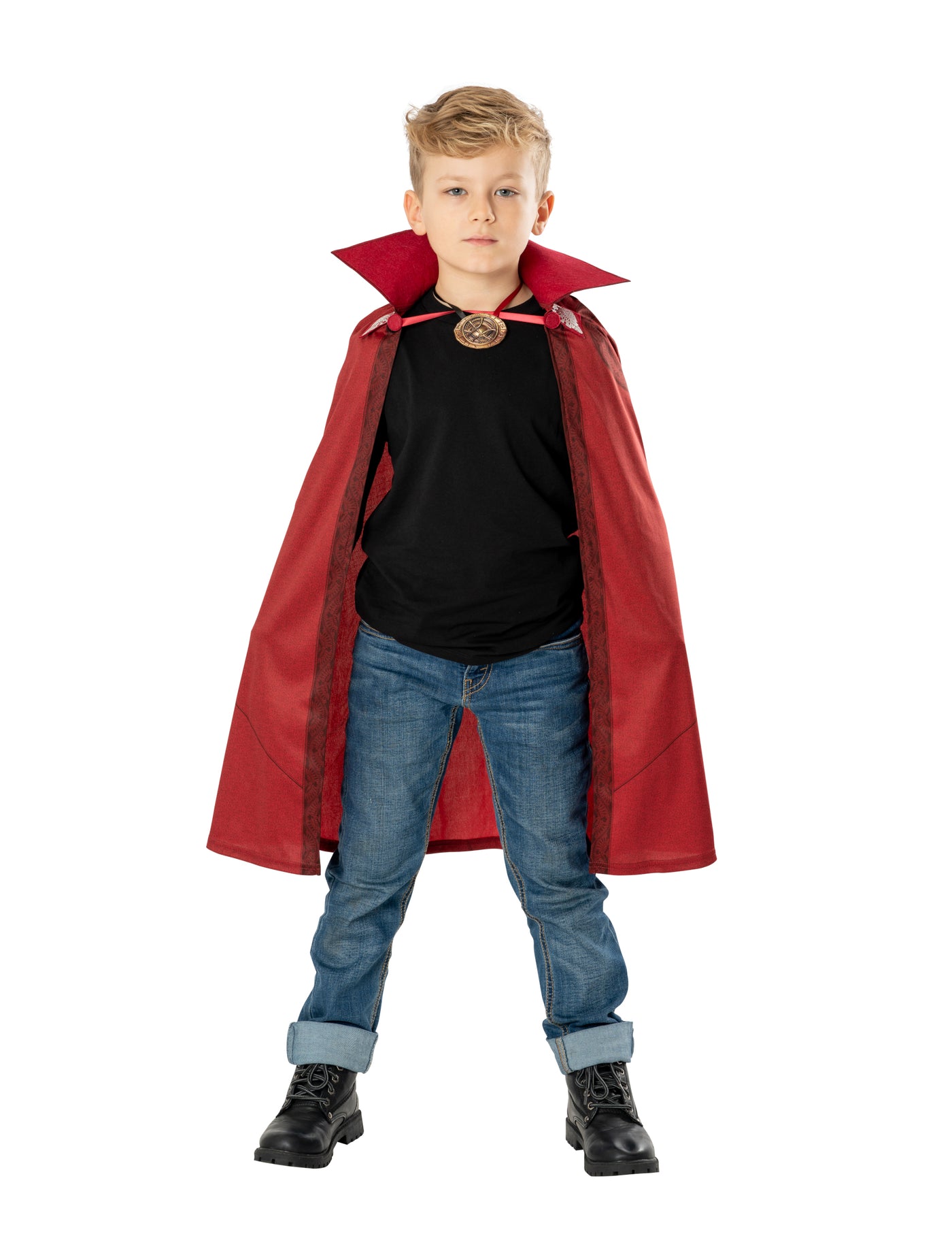 Kit cape et médaillon Docteur Strange enfant
