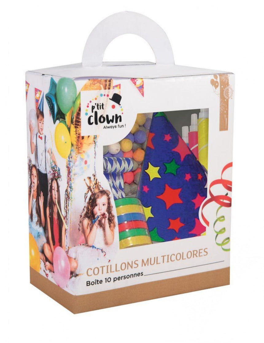 Kit cotillons multicolores 10 personnes