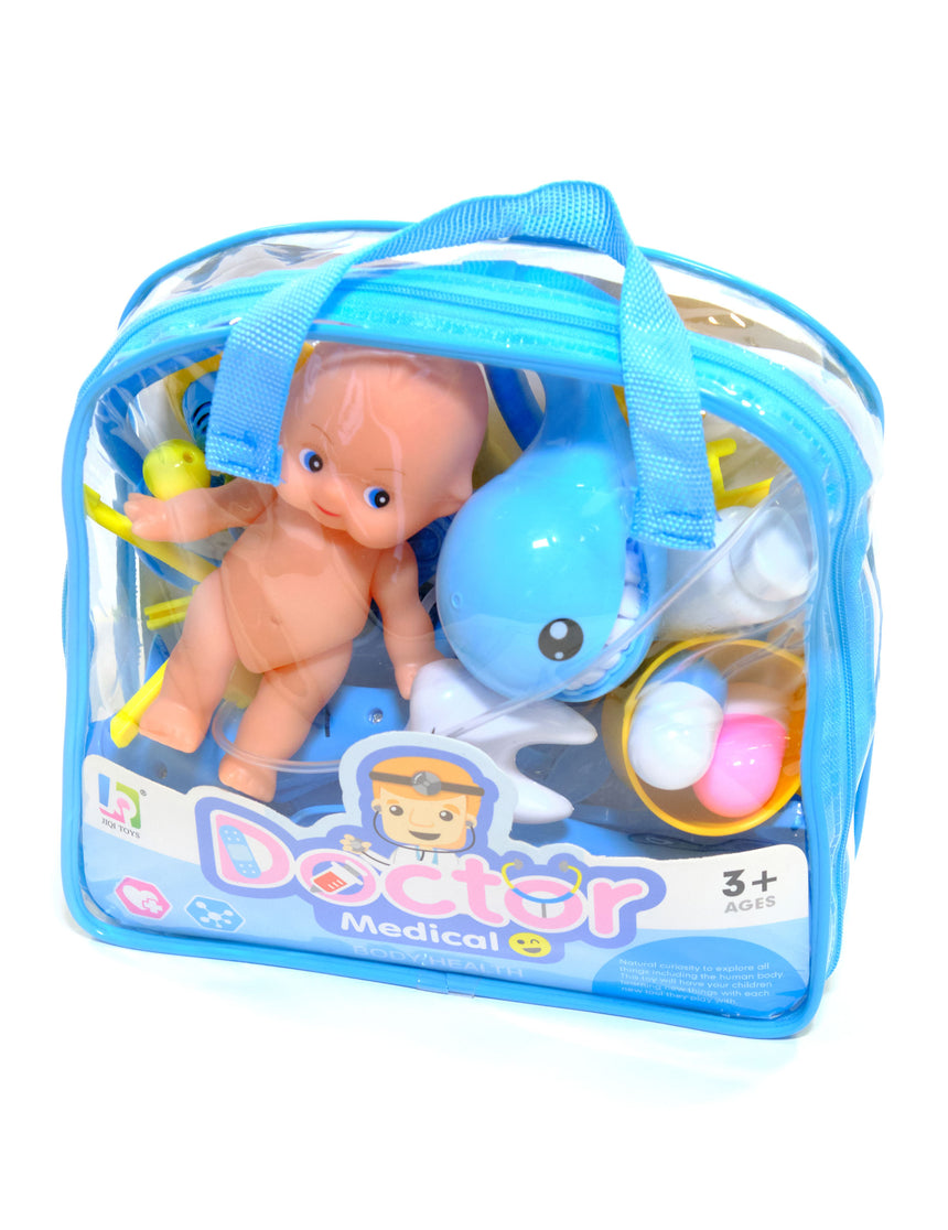 Kit d'accessoires de docteur bleu 39 pièces