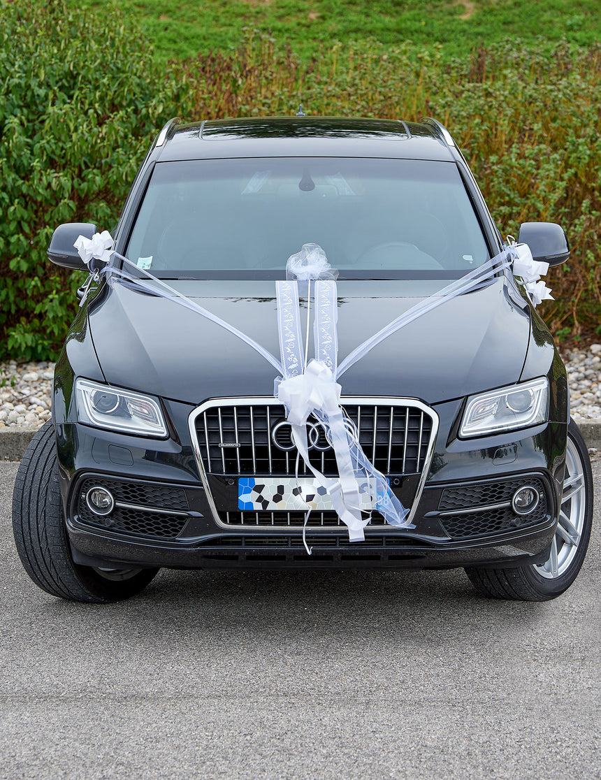 Kit de décoration voiture luxe pour mariage