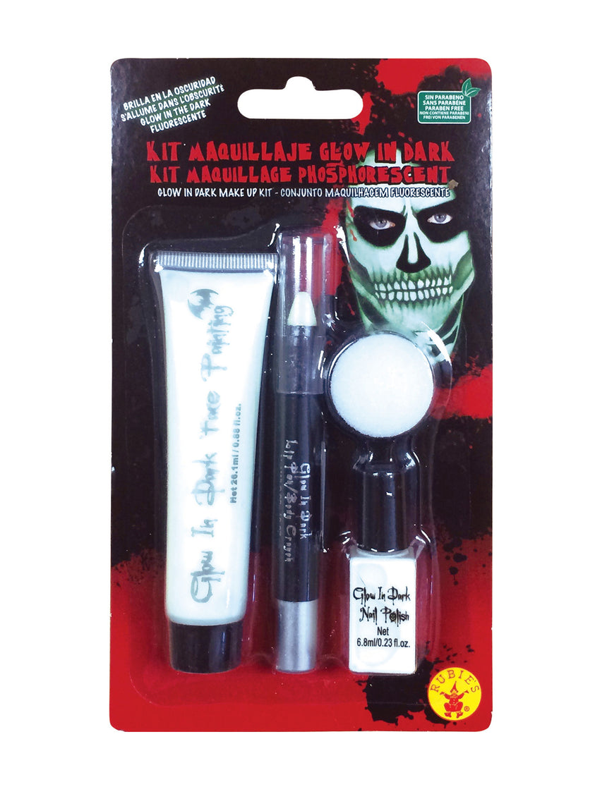 Kit de maquillage phosphorescent adulte