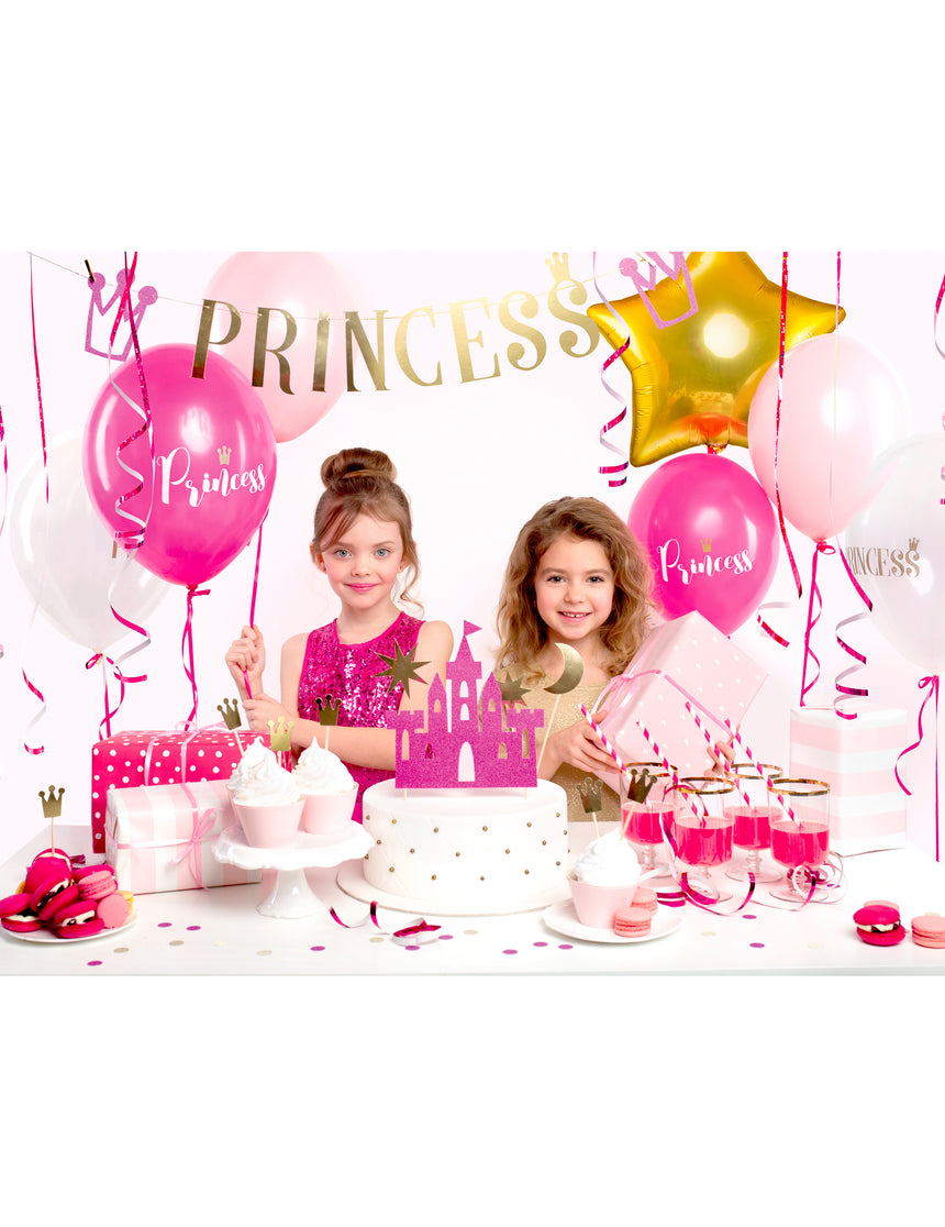 Kit décoration anniversaire princesse 31 pièces