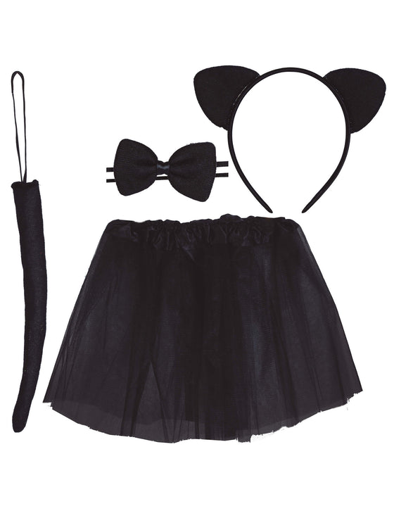 Kit déguisement chat noir enfant