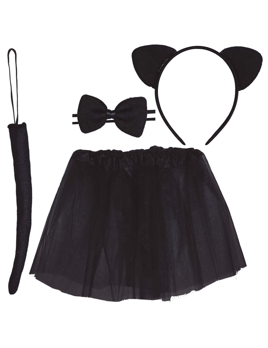 Kit déguisement chat noir enfant