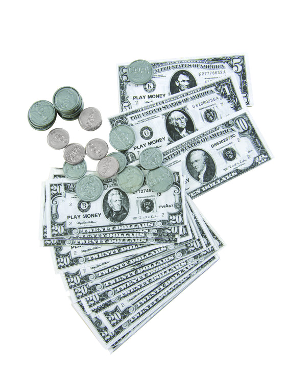 Kit dollars billets et pièces