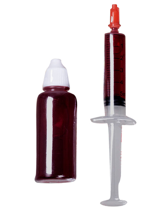 Kit Infirmière horreur seringue 5 ml et bouteille 28 ml