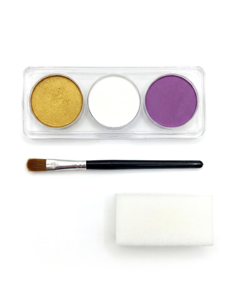 Kit maquillage licorne avec pinceau et éponge fille