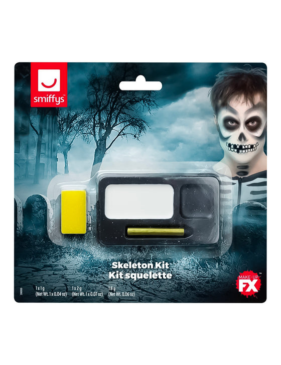 Kit maquillage squelette adulte Halloween