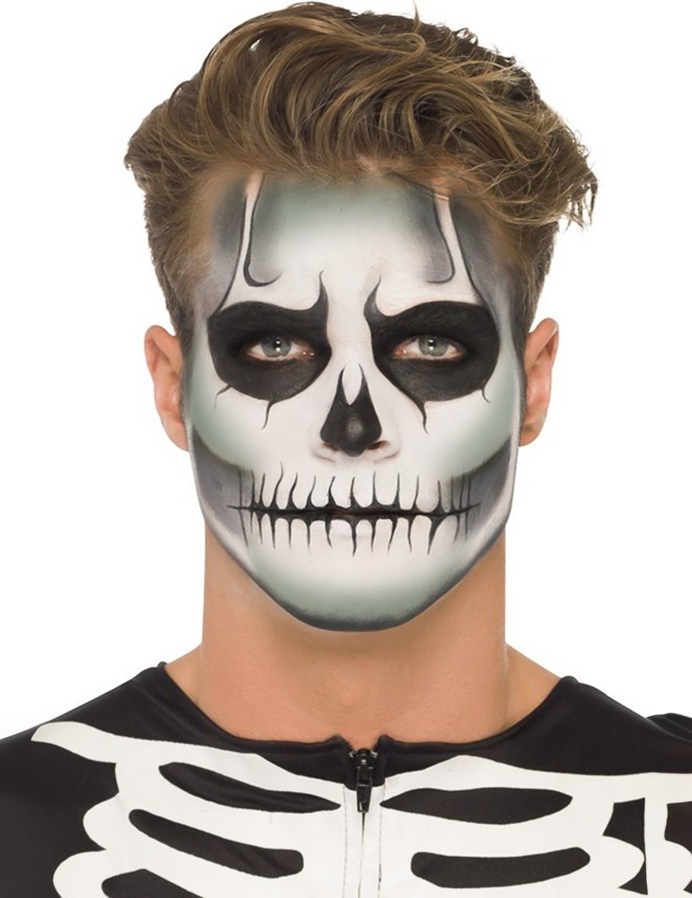 Kit maquillage squelette phosphorescent adulte Halloween