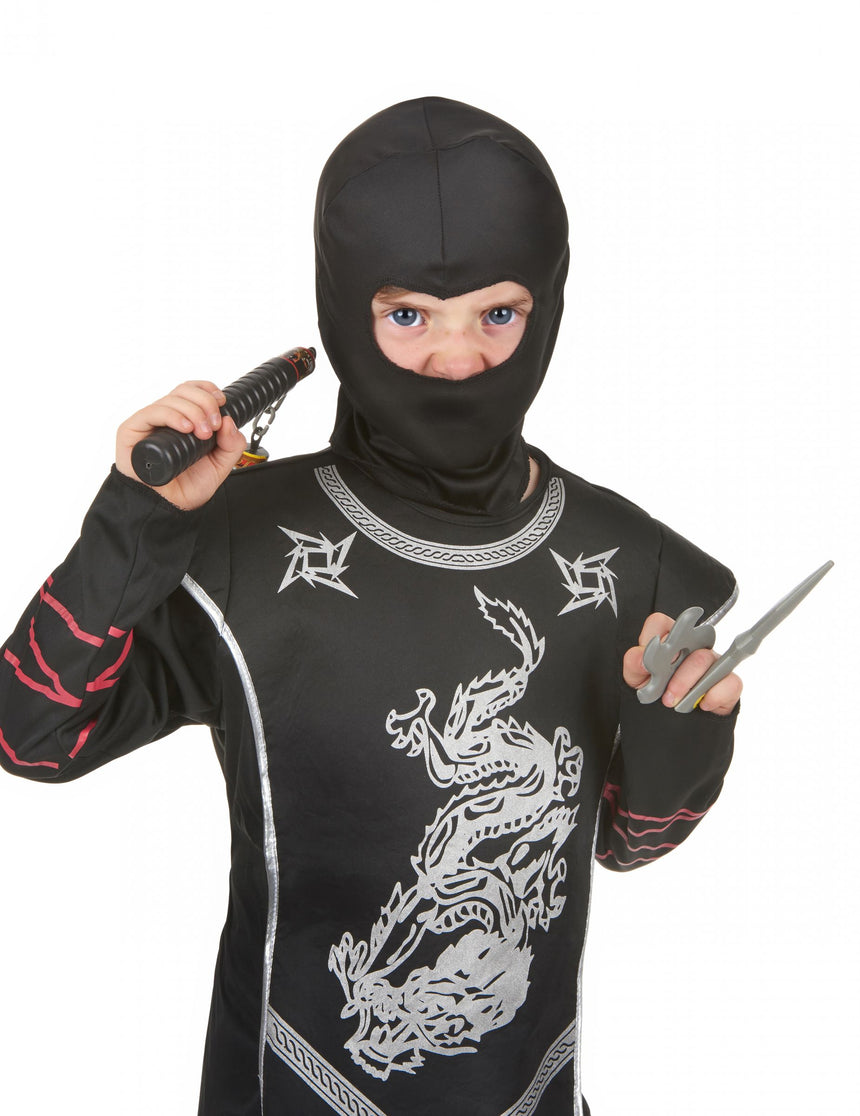 Kit ninja nunchaku enfant en plastique