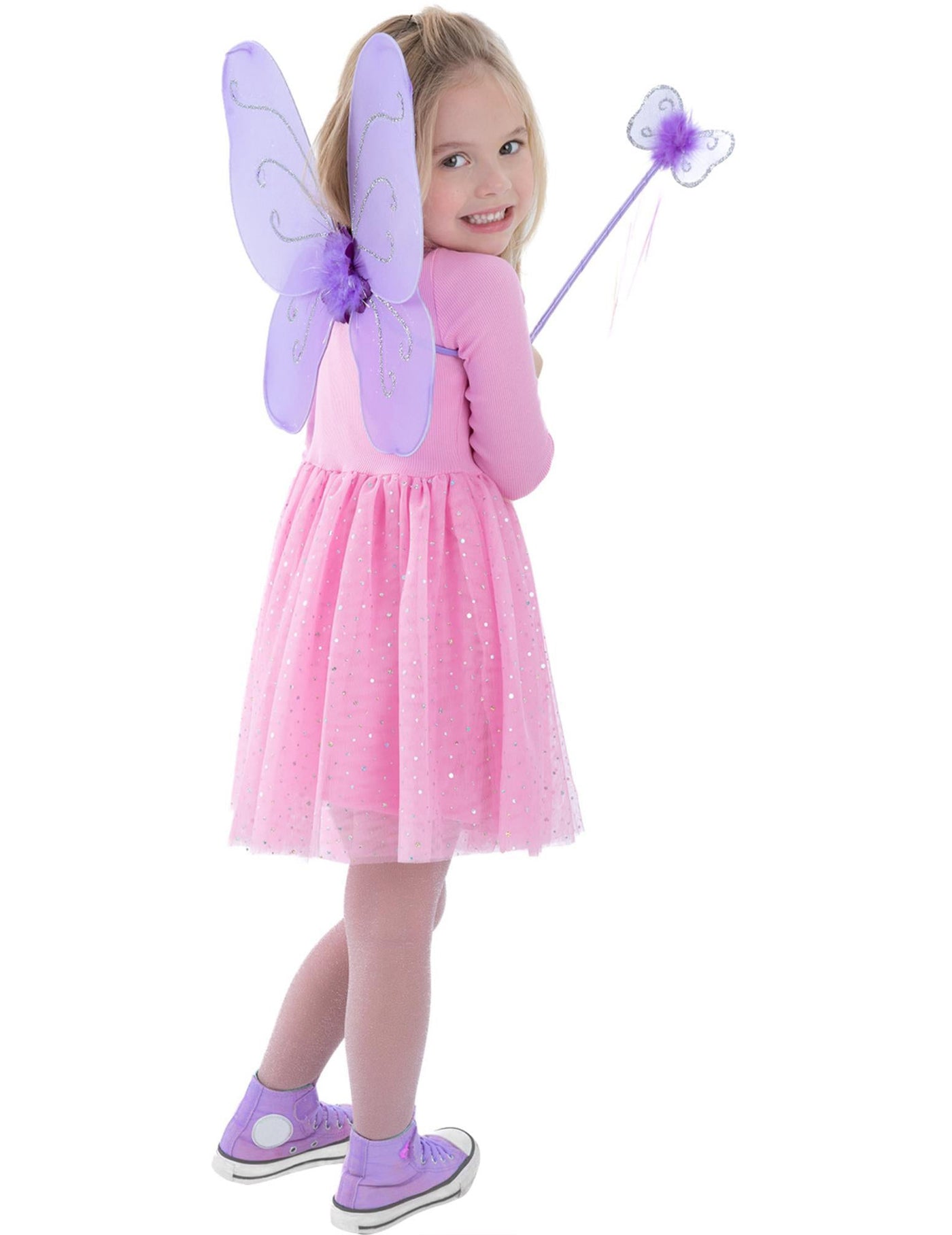 Kit papillon violet fille
