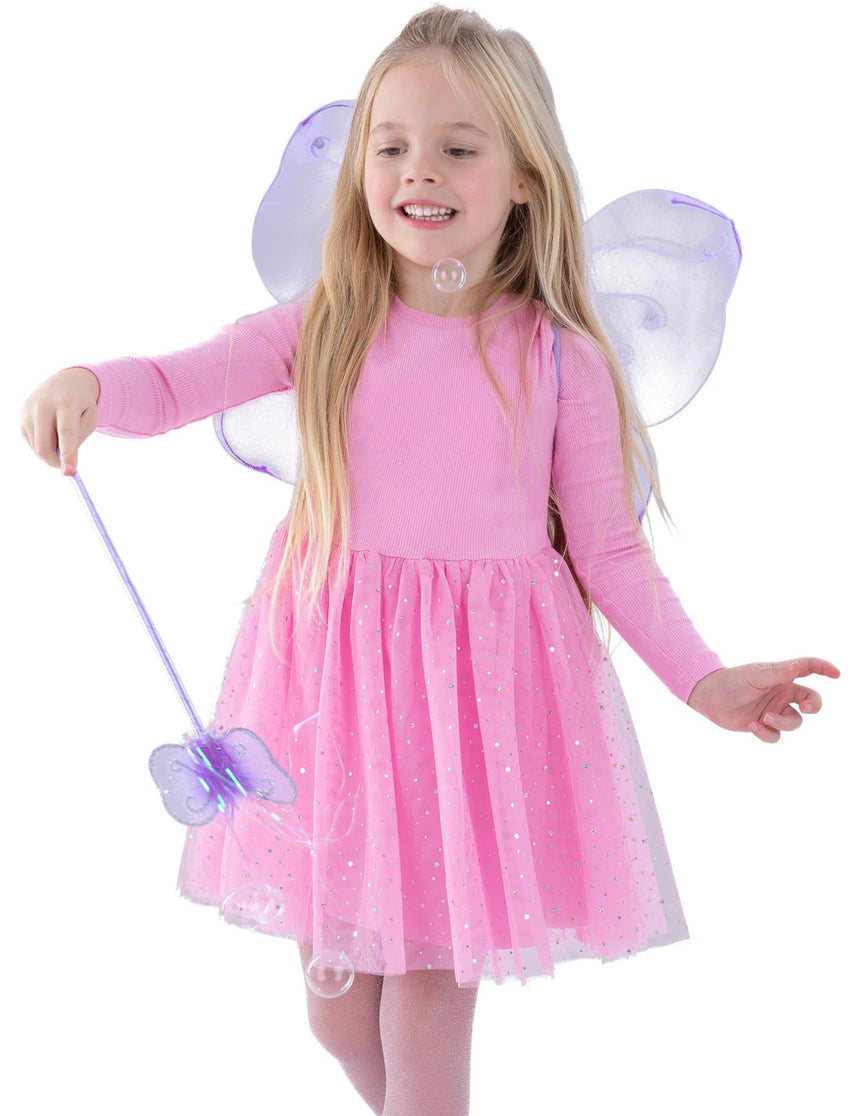 Kit papillon violet fille