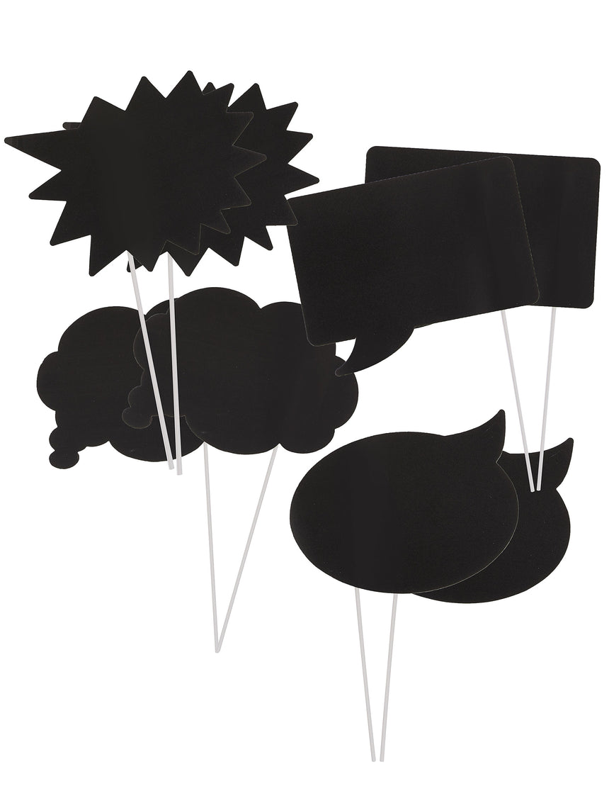 Kit photobooth bulles personnalisables