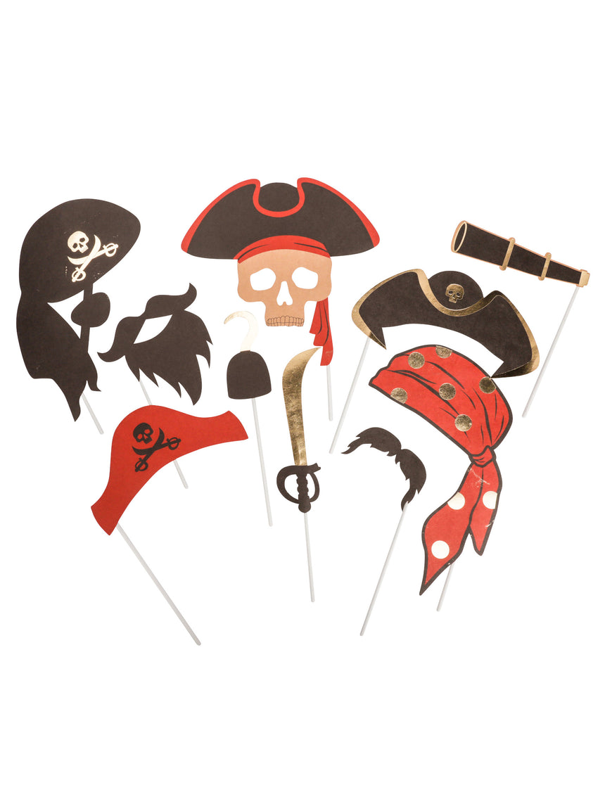 Kit photobooth pirate 10 pièces