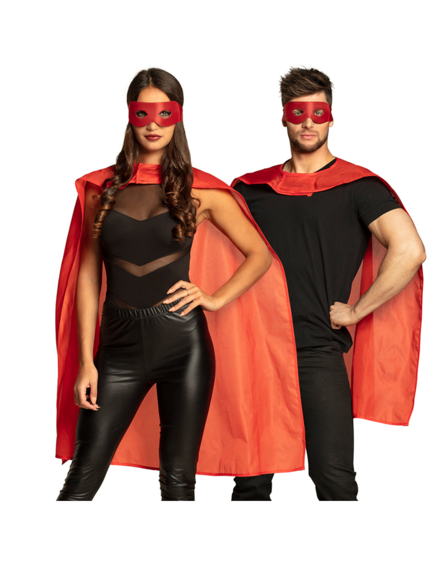 Kit super héros rouge adulte