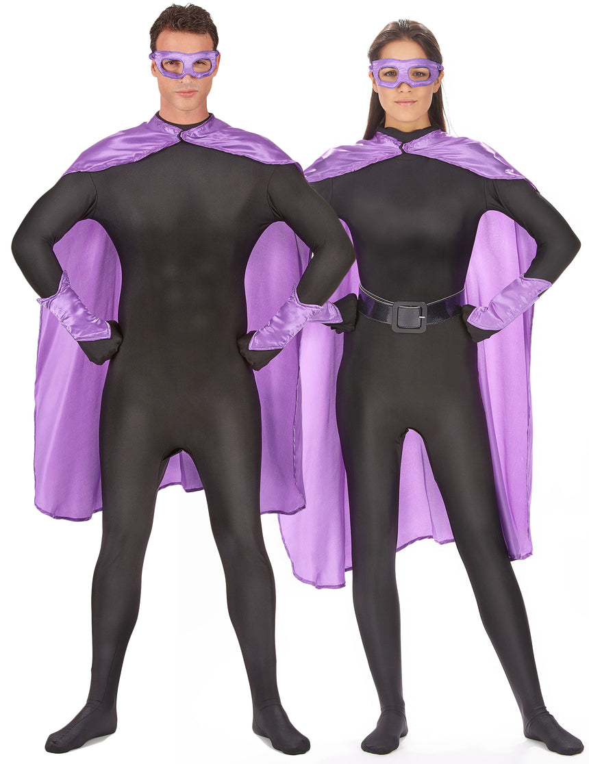 Kit super héros violet adulte