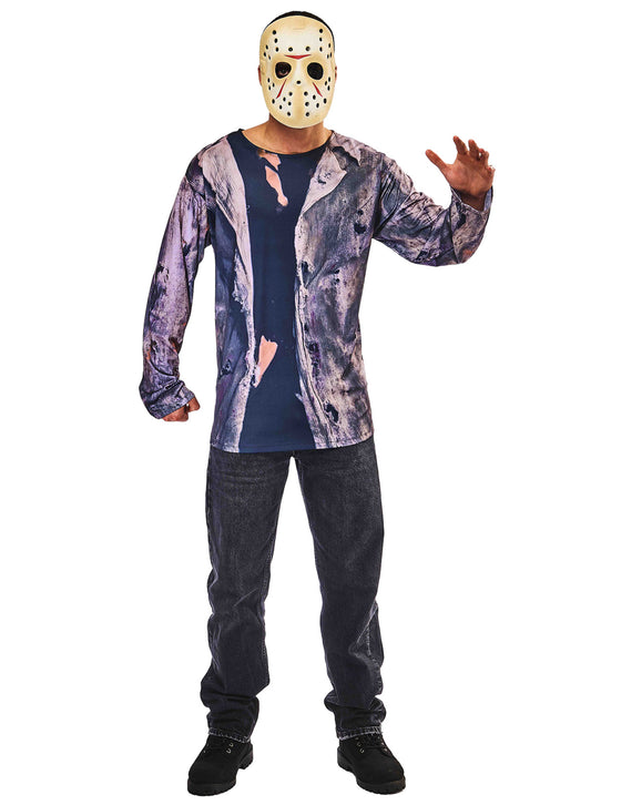Kit top et masque Jason adulte