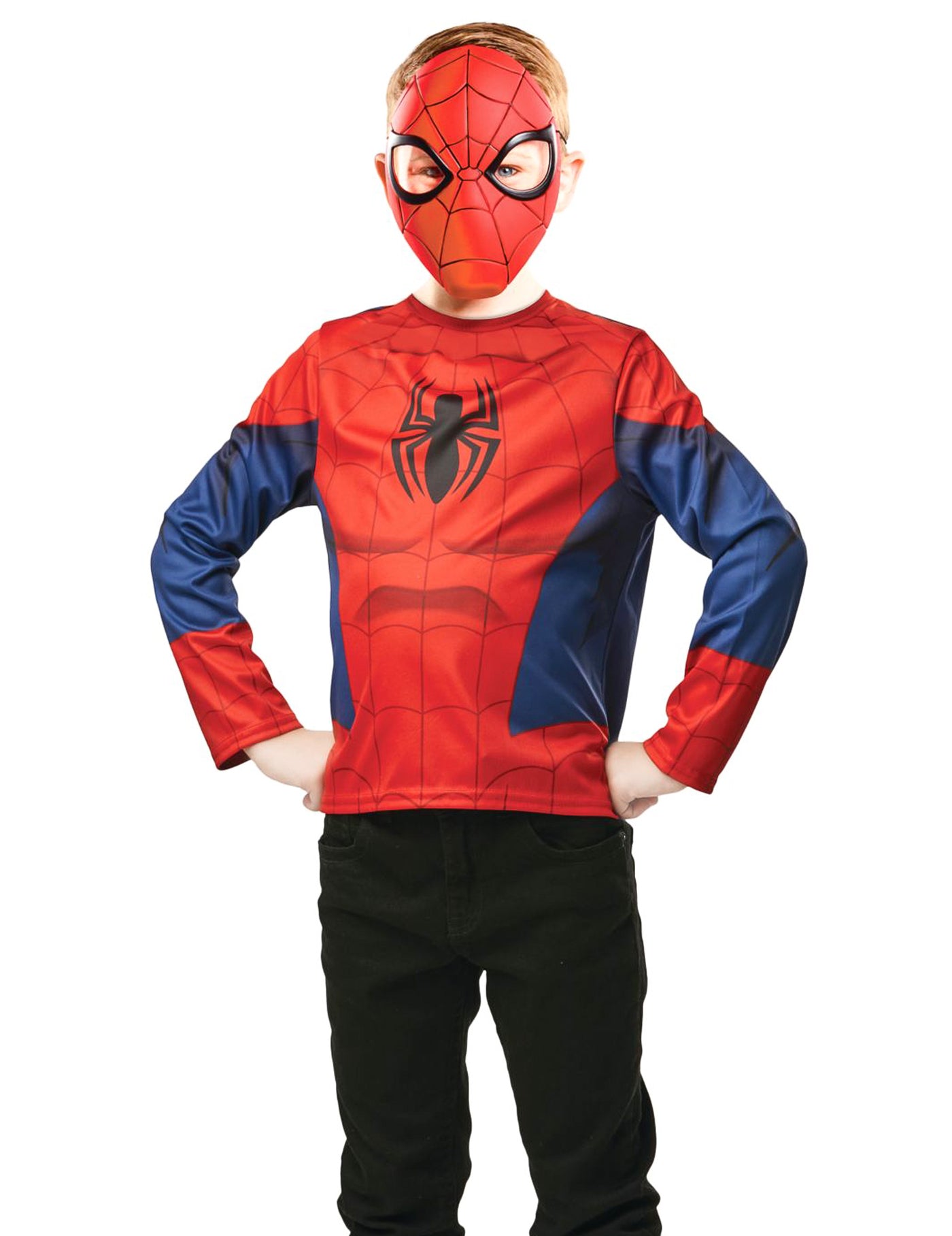 Kit top et masque Spiderman enfant