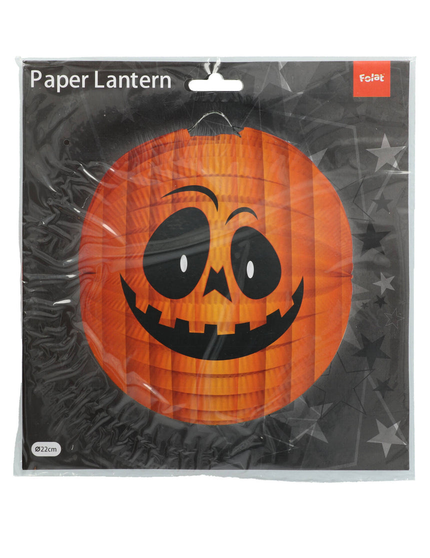 Lanterne citrouille Halloween 22 cm