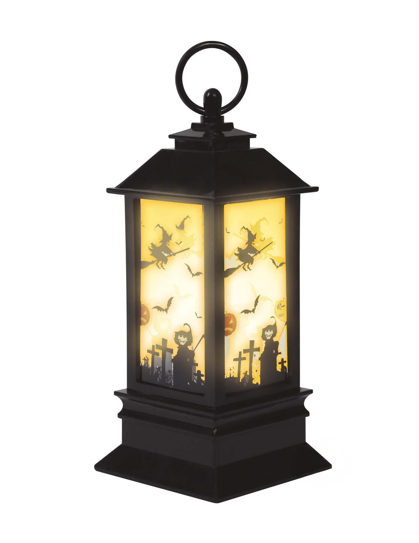 Lanterne lumineuse Halloween 18 x 9 cm