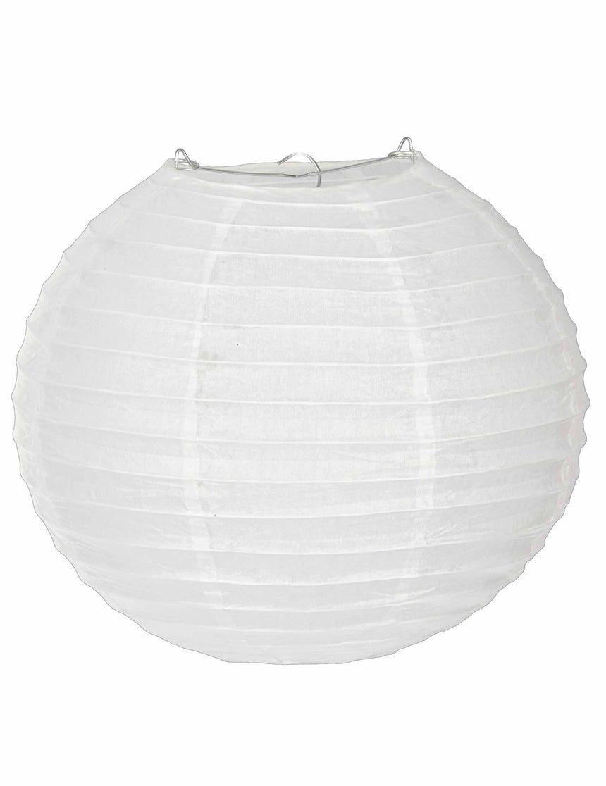 Lanterne japonaise blanche 25 cm