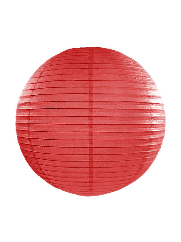 Lanterne japonaise rouge 35 cm