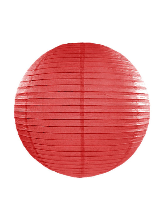 Lanterne japonaise rouge 35 cm