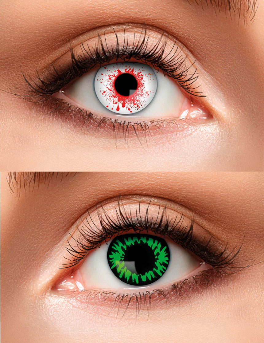 Lentilles duo sanglant et vert adulte