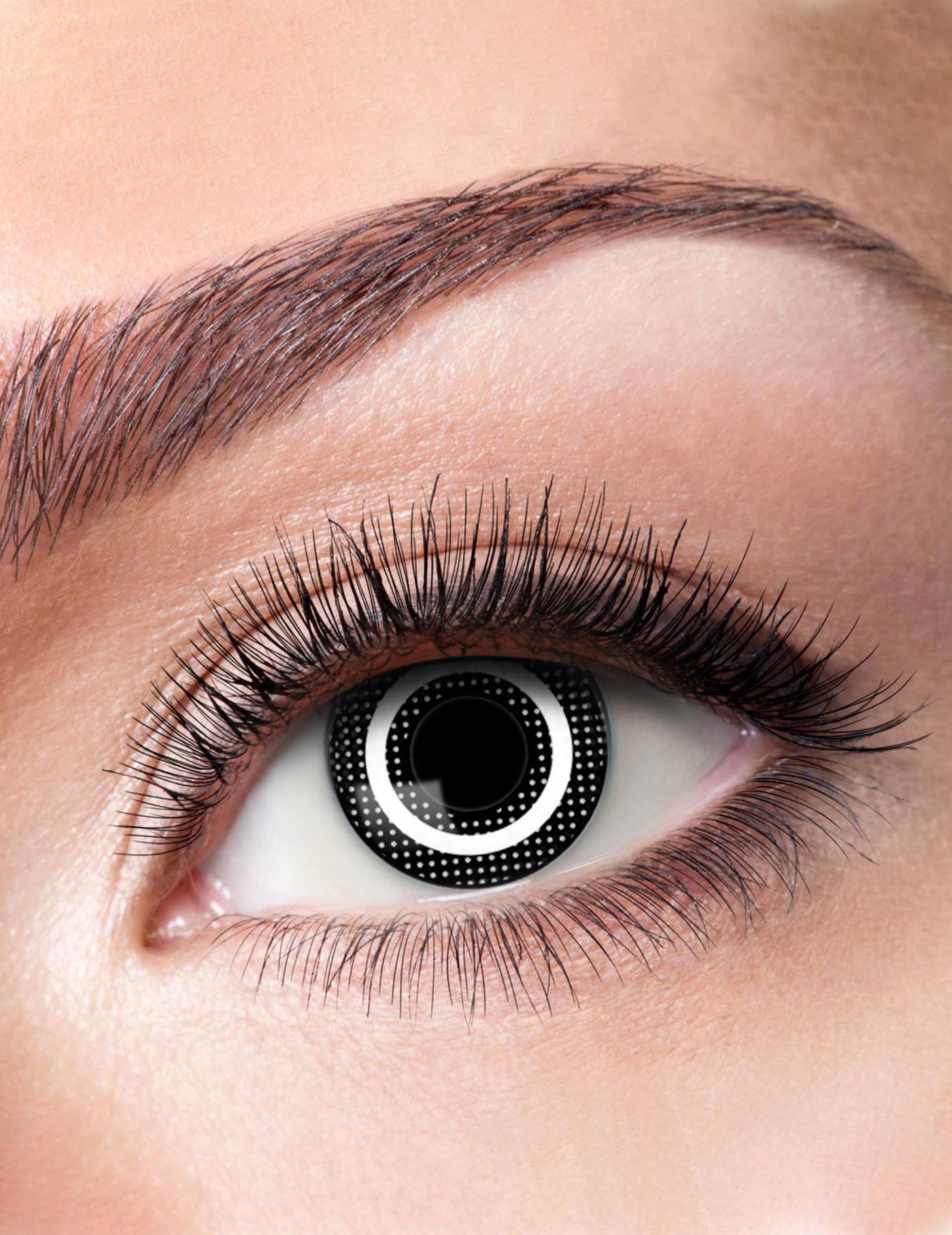 Lentilles fantaisie gardien de jeu symbole rond