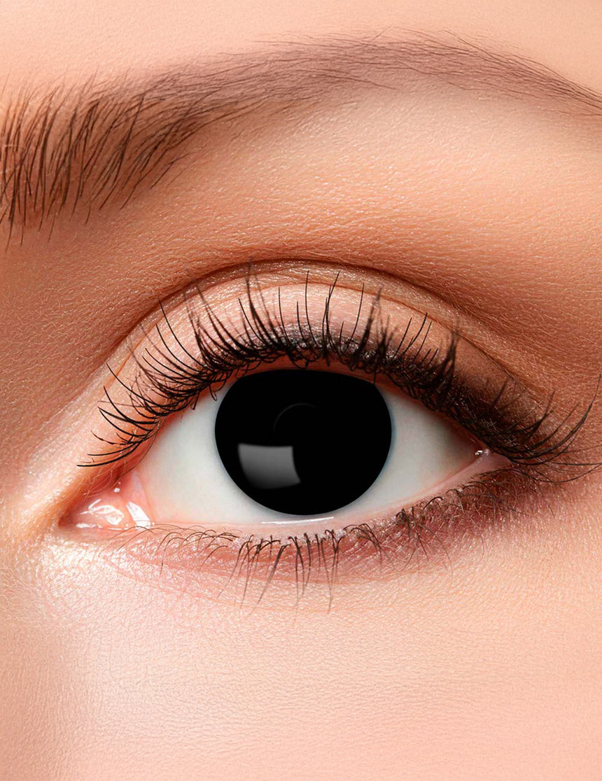 Lentilles fantaisie oeil noir adulte