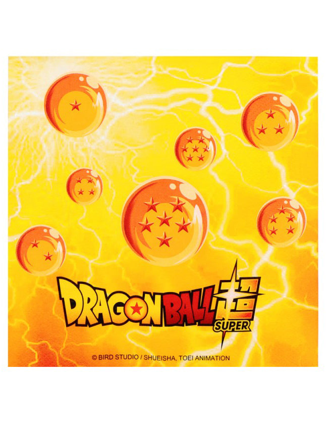 Lot de 20 serviettes en papier 33x33cm Dragon Ball Z