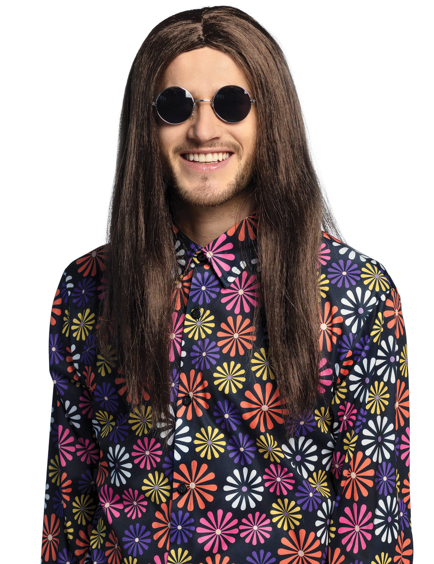 Lot de 3 lunettes rondes hippies adulte
