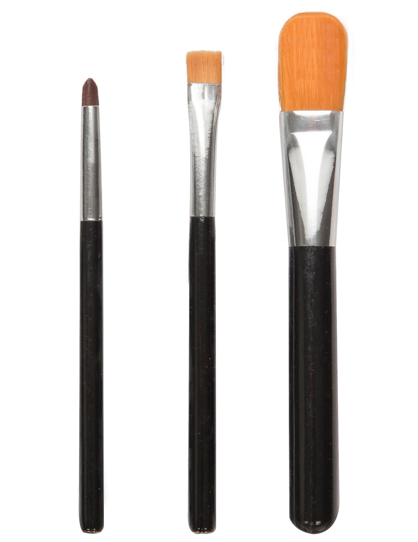 Lot de 3 pinceaux à maquillage